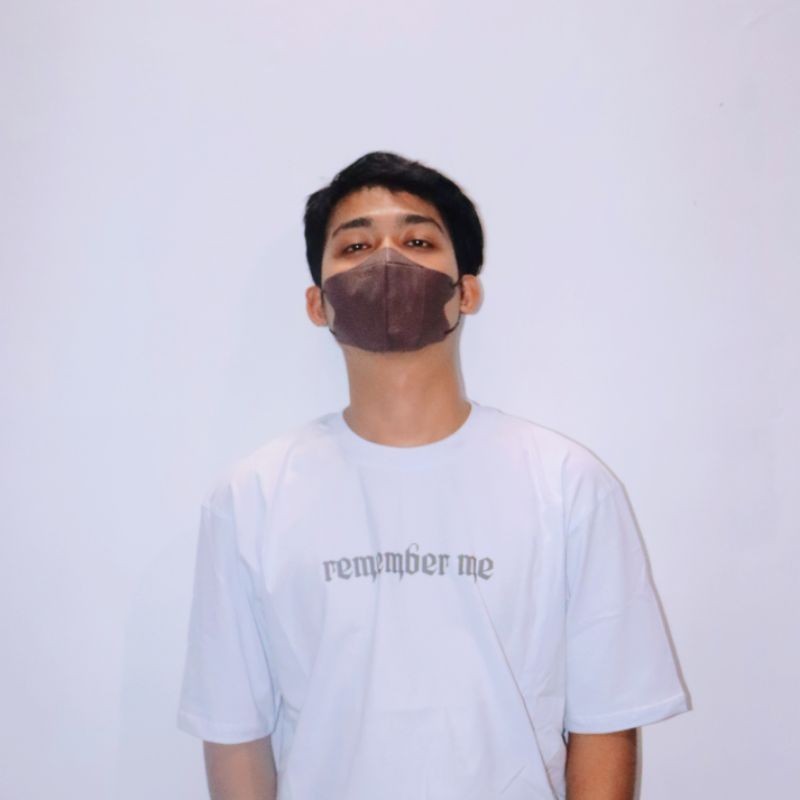 CATZ T-Shirt Oversize Kucing Abu Remember Me Unisex - Pria & Wanita