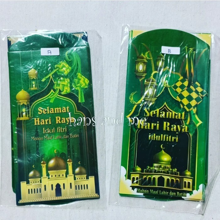 

Amplop Idul Fitri Angpau Angpao Lebaran Besar Isi 10Pcs