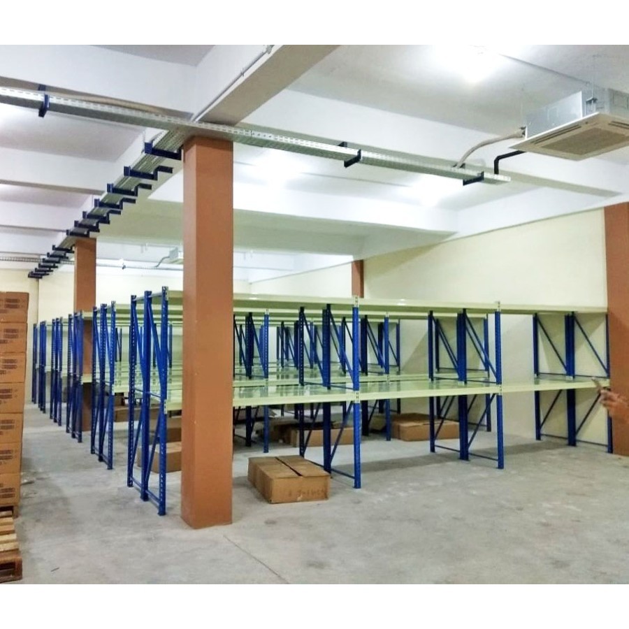 Rak Gudang Medium Duty Tinggi 2 Meter 2 Level Starter . Rak Industri - Starter