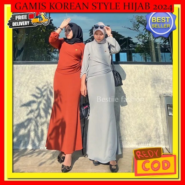 Abaya Remaja Aesthetic Baju Wanitaa Jumbo Lengan Panjang Rmja Mewah Gamismuslim Motif Bahan Adem Imp