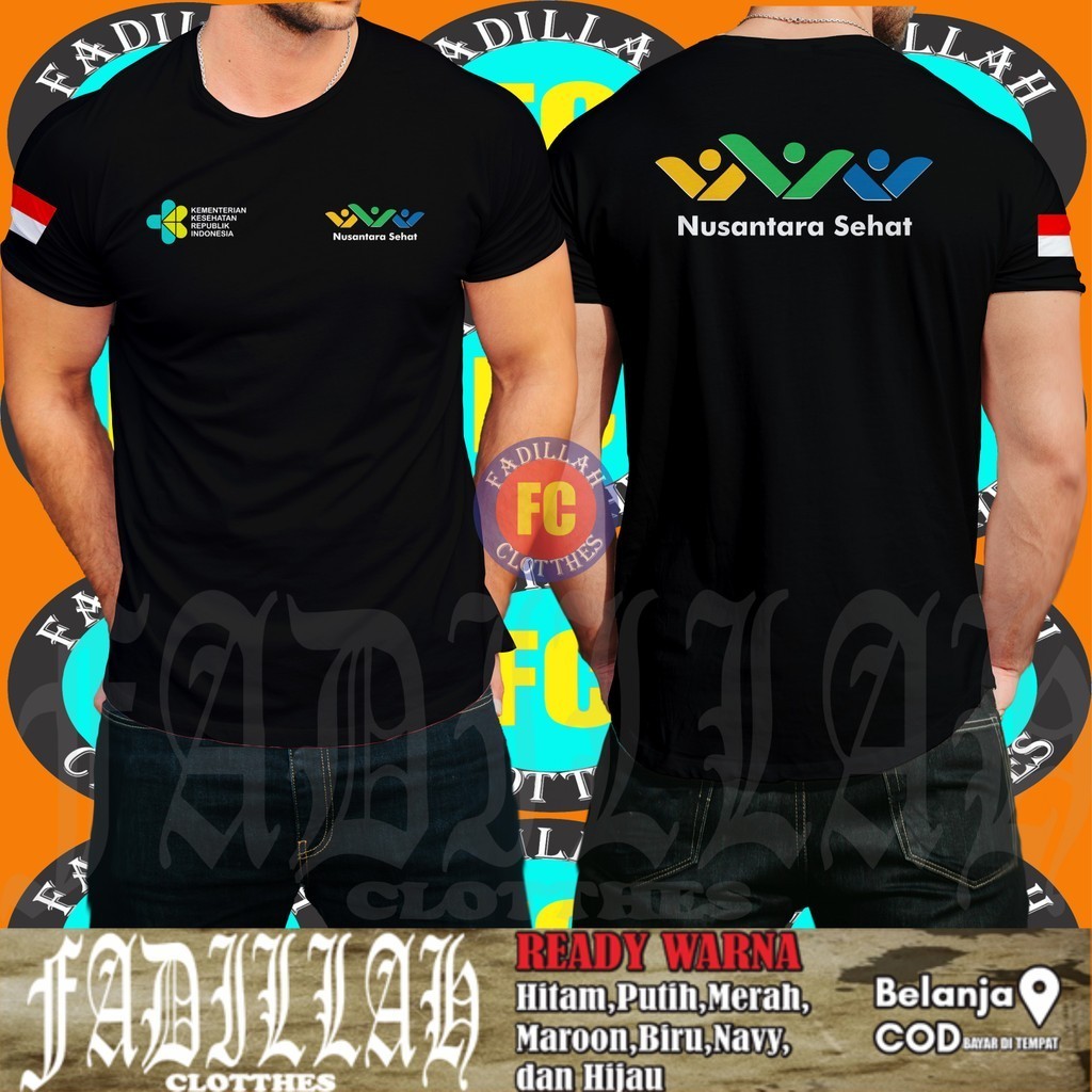 Baju Kaos Nusantara Sehat KKRI Logo DB Kaos Distro