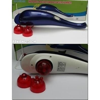 TERBAIK TERLENGKAP ALAT TERAPI ALAT PIJIT ELEKTRIK DENGAN 3 KEPALA PEMIJATAN