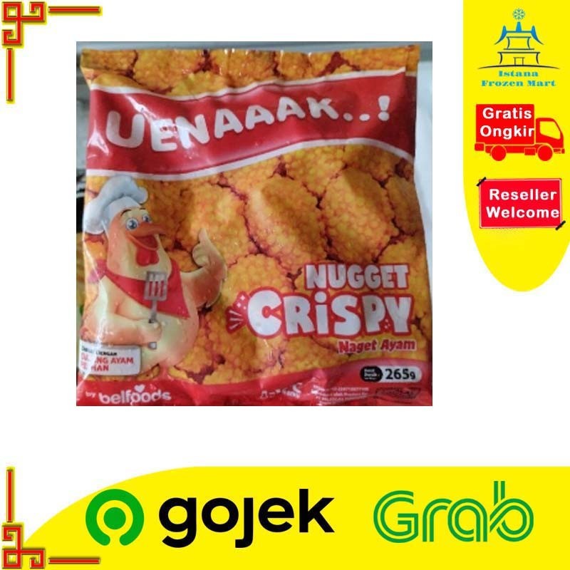 

Uenaaak BELFOODS Nugget Crispy Naget Ayam 265 GR