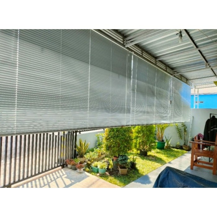 tirai krey gorden alumunium indoor outdoor horizontal best seller