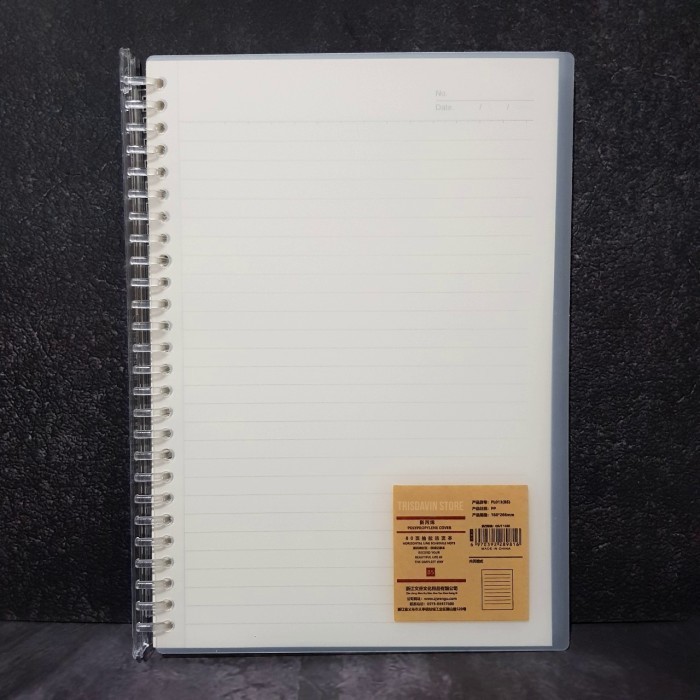 

Murah Binder Notebook B5 Garis Cover Transparan [Import] Berkualitas