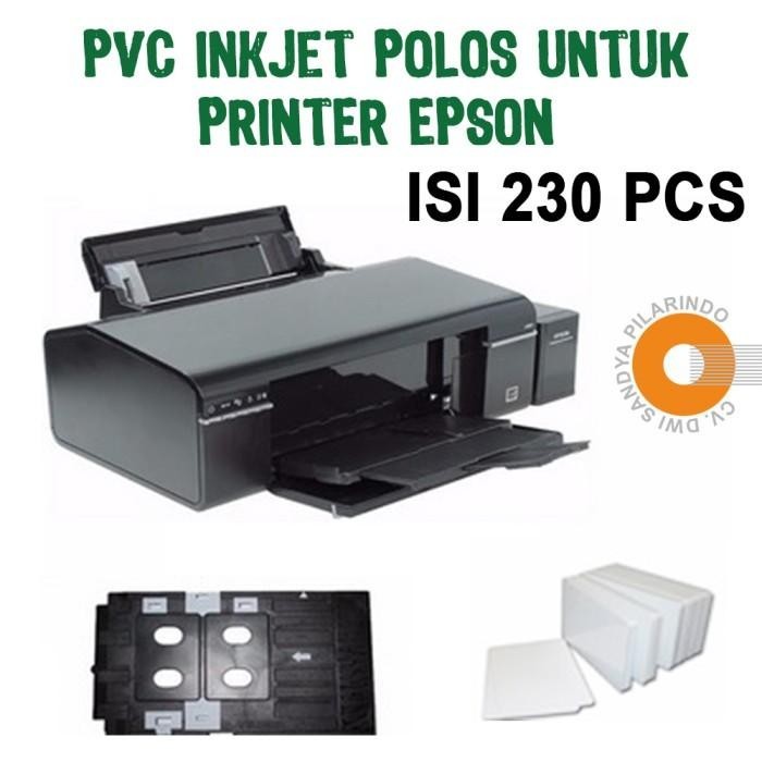 Kartu Pvc Inkjet / Id Card Blank Ikartu Pvc Inkjet Polos Isi 230 Pcs