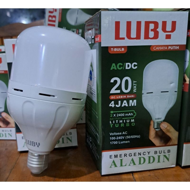 Lampu LED Emergency Luby Aladdin 20 watt