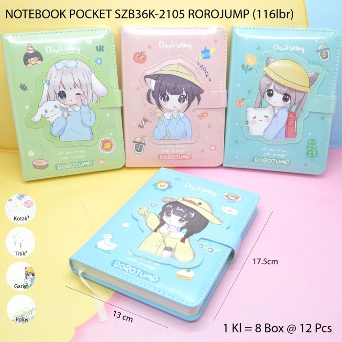 

Diskon Buku Notebook Pocket Magnet Seri Rorojump Satuan Hemat