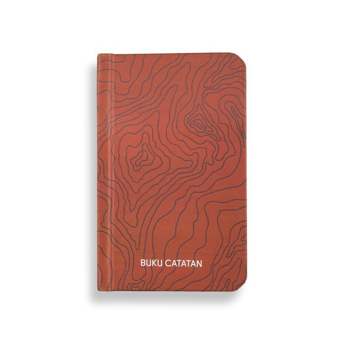 

Gilaa!!! Buku Catatan Kontur A6 Dark Orange Navdar Koperasi Wanadri Gilaa!!!