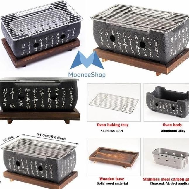 Japanese Korean Bbq Jepang Korea Alat Panggang Masak Portabel 24Cm Nanggela.Official