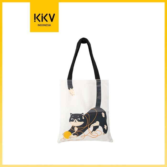 [BEST DEAL] KKV CZ Canvas Bag Tas Tote Bag Kanvas Simple Motif Binatang