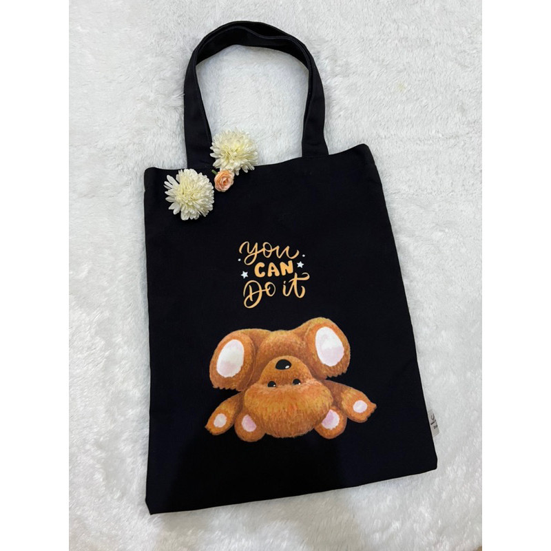 [BEST DEAL] Tote bag / tas kanvas bahu / tas kanvas wanita / tote bag / lylia doodwear