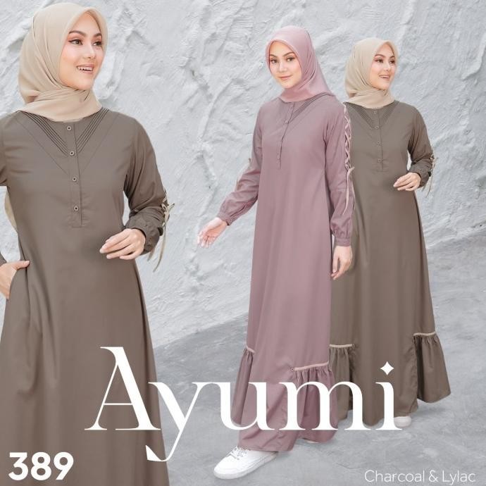 Gamis Ethica Ayumi 389 Stok Terbatas