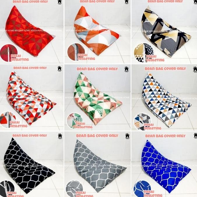 Update Cover Sofa Bean Bag / Sarung Sofa Bean Bag triangel - CB16 ~