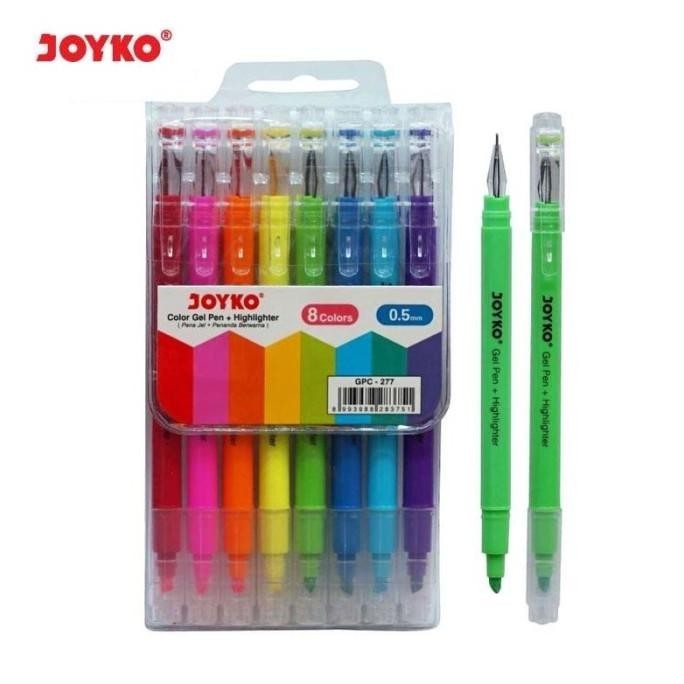 

Recomend Pulpen Warna + Highligter Joyko GPC-277 8warna !