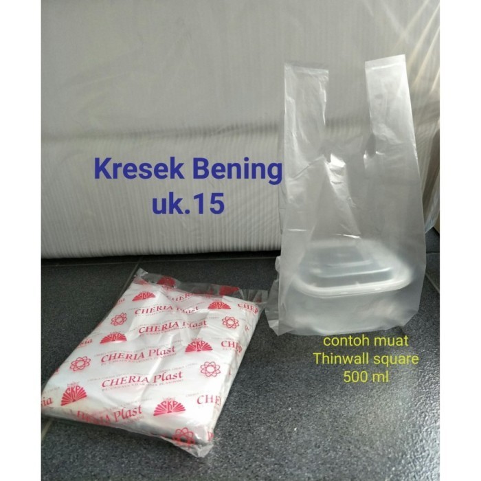 

@#@#@#] Kantong kresek bening uk 15,24,28/ Kantong plastik bening Ceria Merah