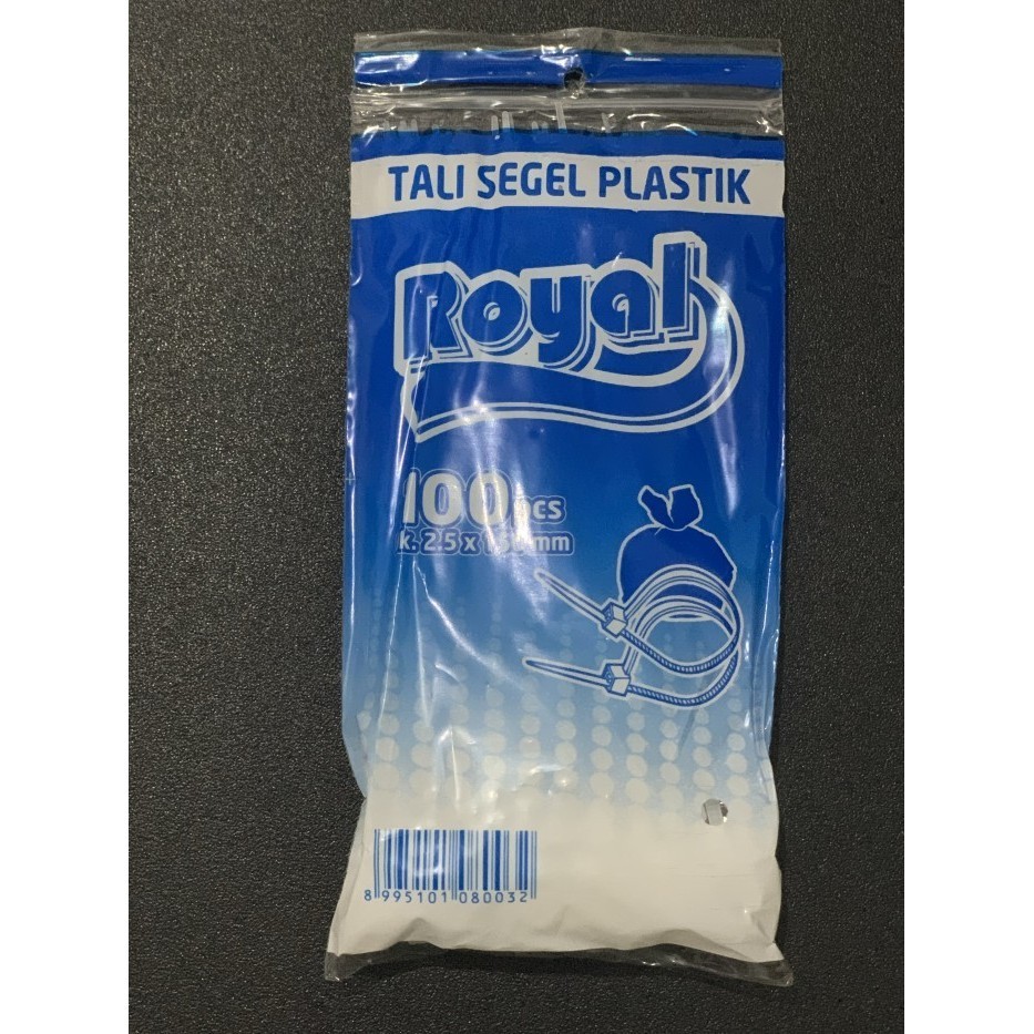 

Produk Unggulan] Tali Segel Plastik Royal 2,5x150mm-100 pcs / Cabel Tie