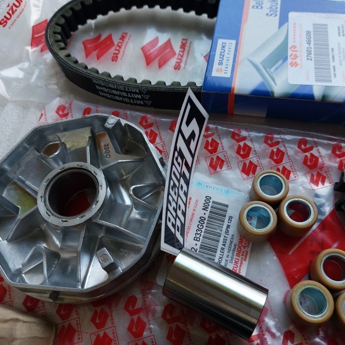 Paketan Komplit Cvt Suzuki Spin/Skywave/Skydrive Asli