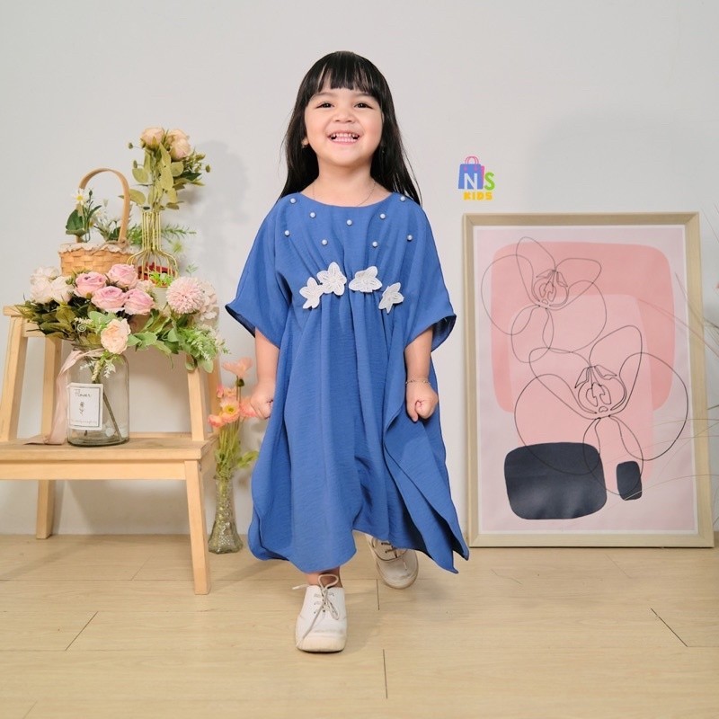 Kaftan Anak Perempuan 12 Thn Umur 5 6 Tahun 8 9 2 3 4 Syari Set Keftan Hijab Khimar Abaya Remaja Mid