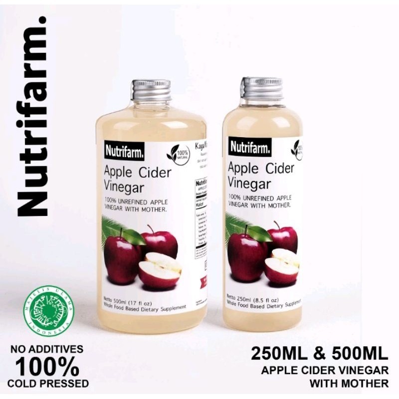 

Cuka Apel Organik Cider Vinegar 250ml & 500ml