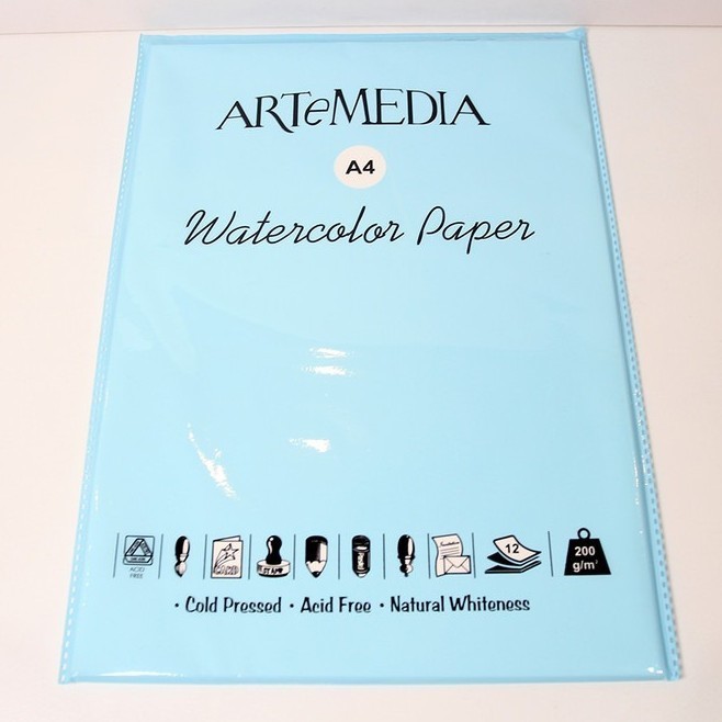 

Limited Artemedia Water Color Paper A4 200Gsm 12 Sheets Watercolor Paper Trendi