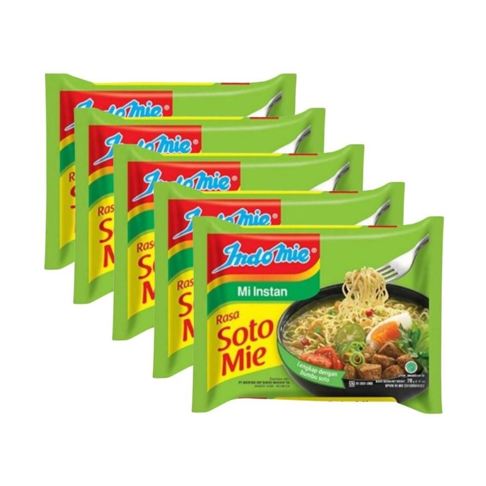 

Indomie Mie Instan Soto Mie 5 x 70 gr _(reskiadi025)