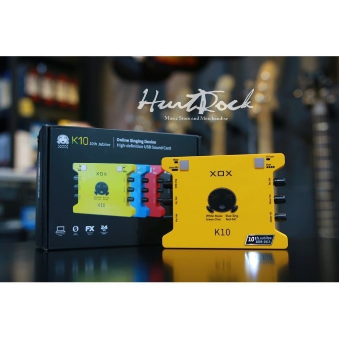 Soundcard Audio Interface Recording Xox K10