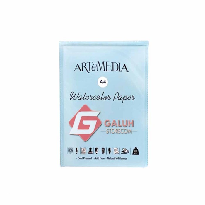 

Bergaransi Artemedia Watercolour Paper / Kertas Cat Air A4 200 Gsm Promo