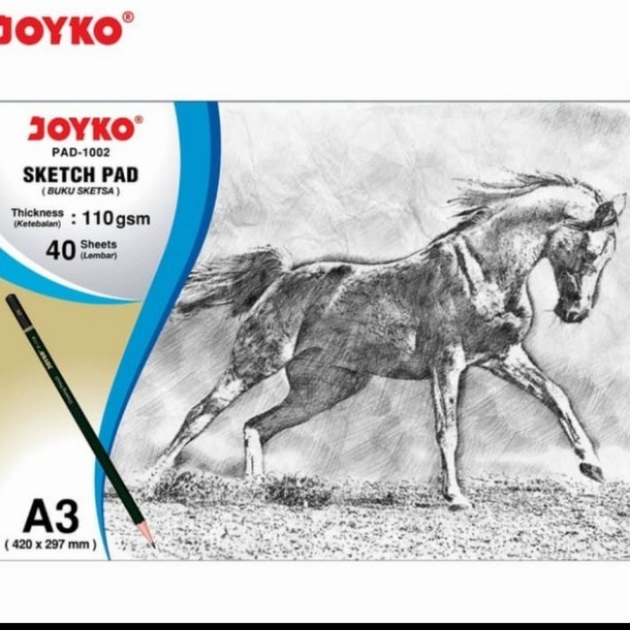 

Sale Sketch Pad Buku Sketsa Joyko Pad-1002 110G Bergaransi