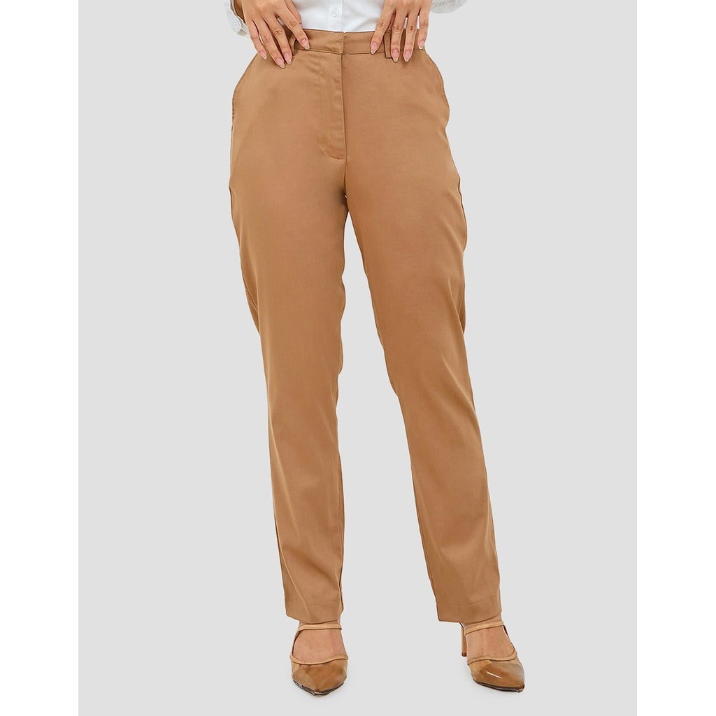 Geela Camel Celana Panjang Chinos Wanita 120193461