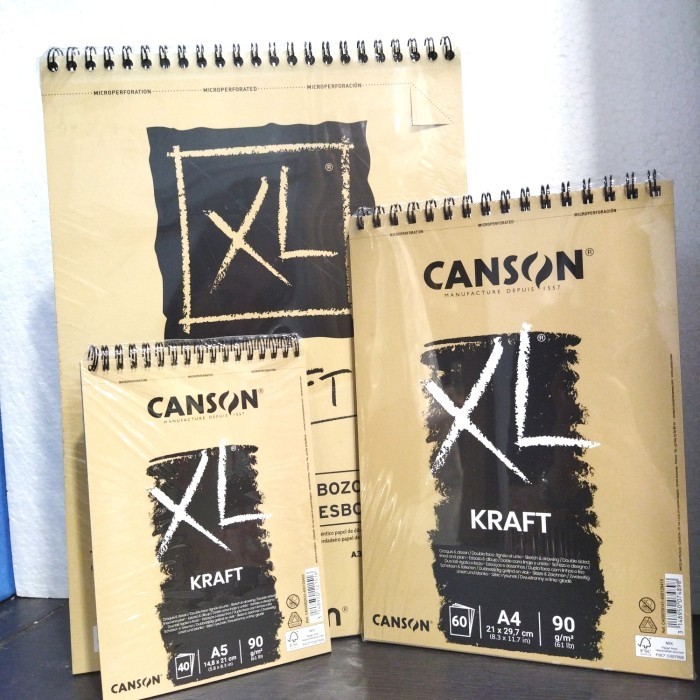 

Hemat Canson Kraft A4, A3 - 90Gr Terlaris