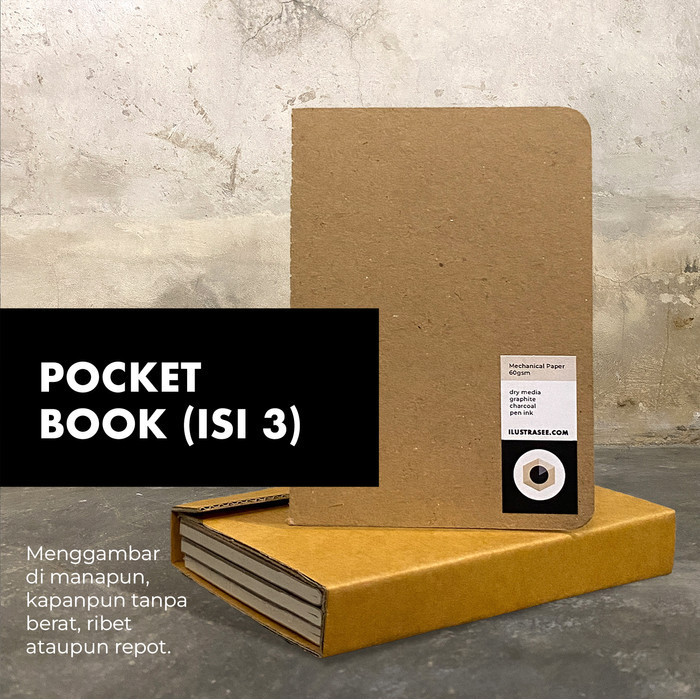 

Unik Pocket Book Ilustrasee Secret Club A6 (Isi 3) Hemat