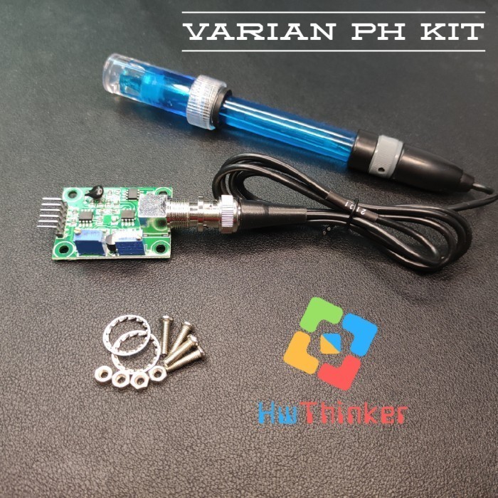 PH Sensor Kit: Modul Analog PH4502 PH-4502C+Electrode Probe E201-C BNC