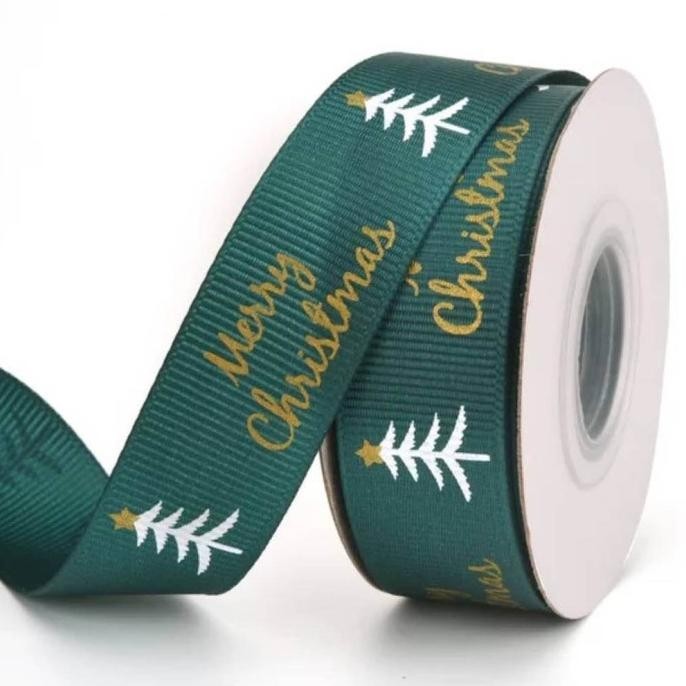 

Best! 1 ROLL Pita Christmas Natal 2cm - Ribbon Snowflake PS108 - SANTA HIJAU ,.