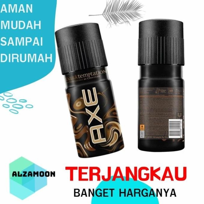 Update! AXE Deodorant Pria Body Spray Parfum Dark Temptation Maskulin 135 ml