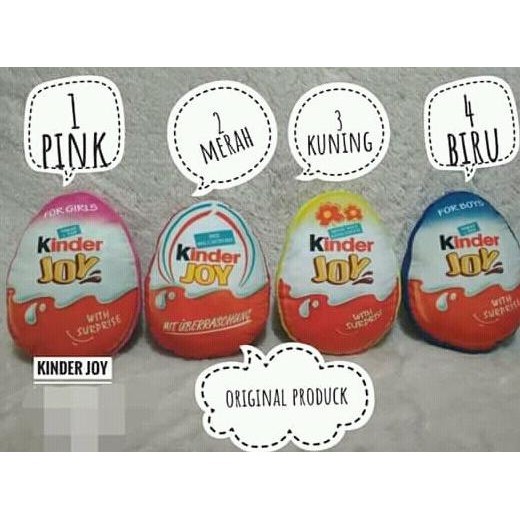 

Terlaris Bantal snack kinder joy !