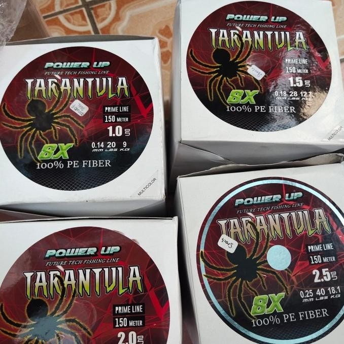 Kekinian senar pancing pe braid tarantula 150 meter pe fiber - 10.0