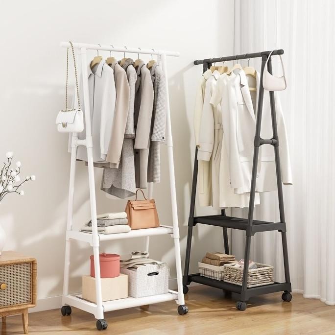 Triangle Stand Hanger / Gantungan Baju Segitiga Rak Pakaian Rak Buku