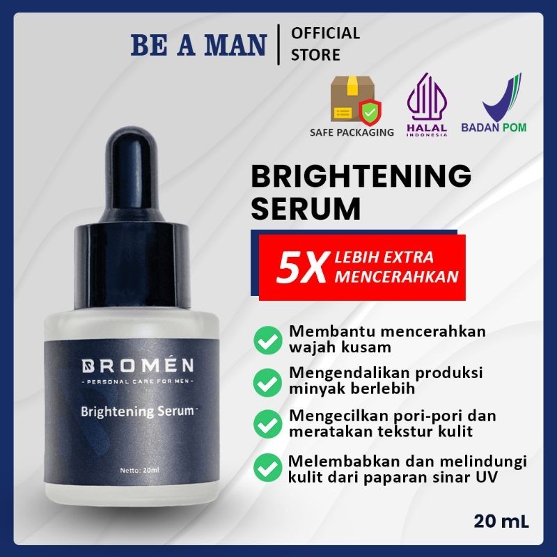 BROMEN BRIGHTENING SERUM Serum Pemutih Wajah Pria
