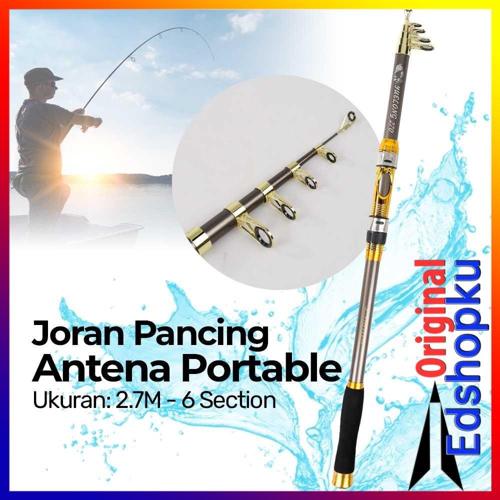 Palesan Joran Pancing Antena Portable Carbon Fiber Rod