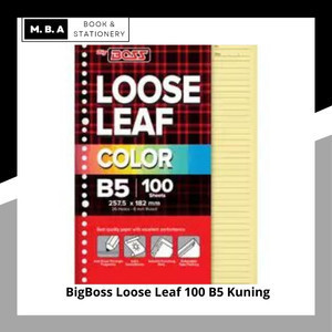 

BigBoss Loose Leaf 100 B5 Kuning