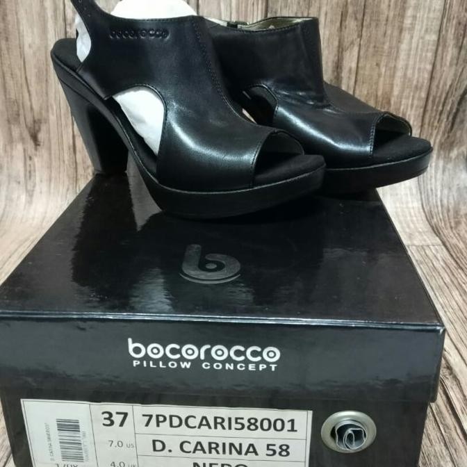 New Sepatu Wanita Bocorocco D. Carina 58 Nero Pillow Concept Size 37 Pengiriman Cepat