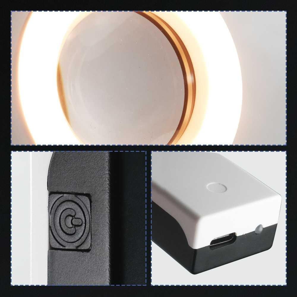 

IGM - NOF Kaca Pembesar LED Foldable Light Desktop Magnifying Glass 50mm 16x - TH-7020A [ Best Quality ]