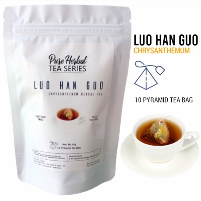 

Luo Han Guo Chrysanthemum Pyramid Tea Bag (4G 10 Pyramid Tea Bag)