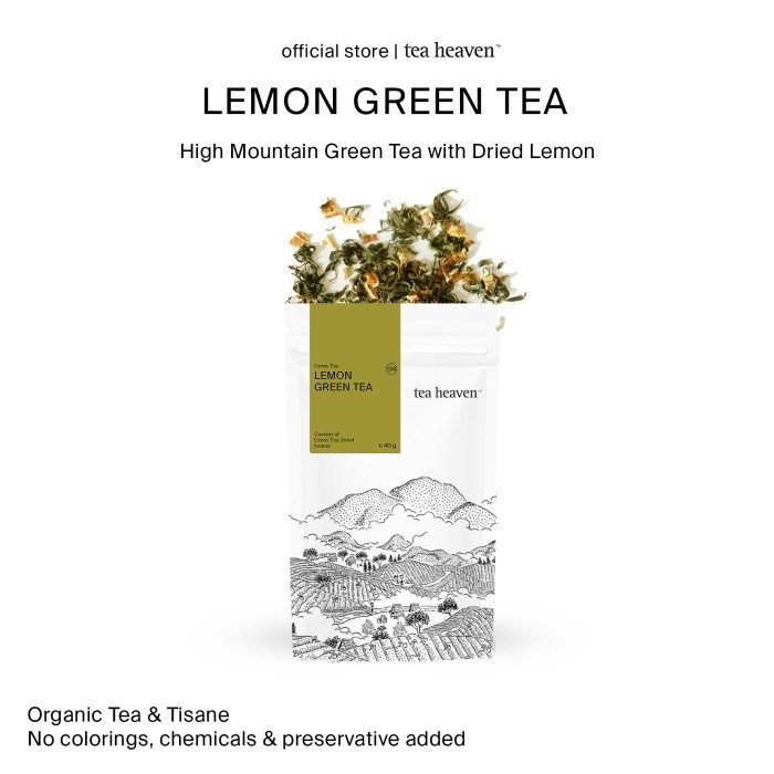

Ersya - Lemon Green Tea Teh Hijau Yuza Premium Cafe Artisan Tea Citrus