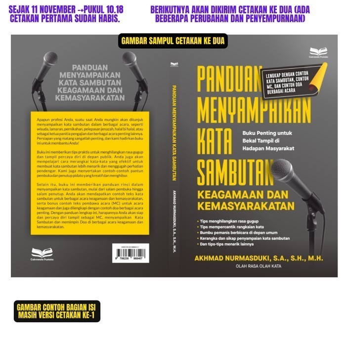 

Wow Buku Panduan Menyampaikan Kata Sambutan Berkualitas