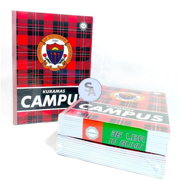 

Bergaransi Kuramas - Buku Tulis Campus Ukuran Boxy 36 Lembar - Pack Trendi