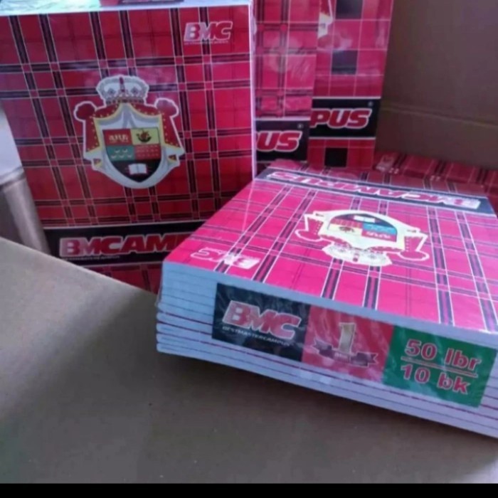 

Jual Buku Tulis Merek Campus / Buku Tulis Bmc Isi 36 Lembar (10Pcs) Diskon