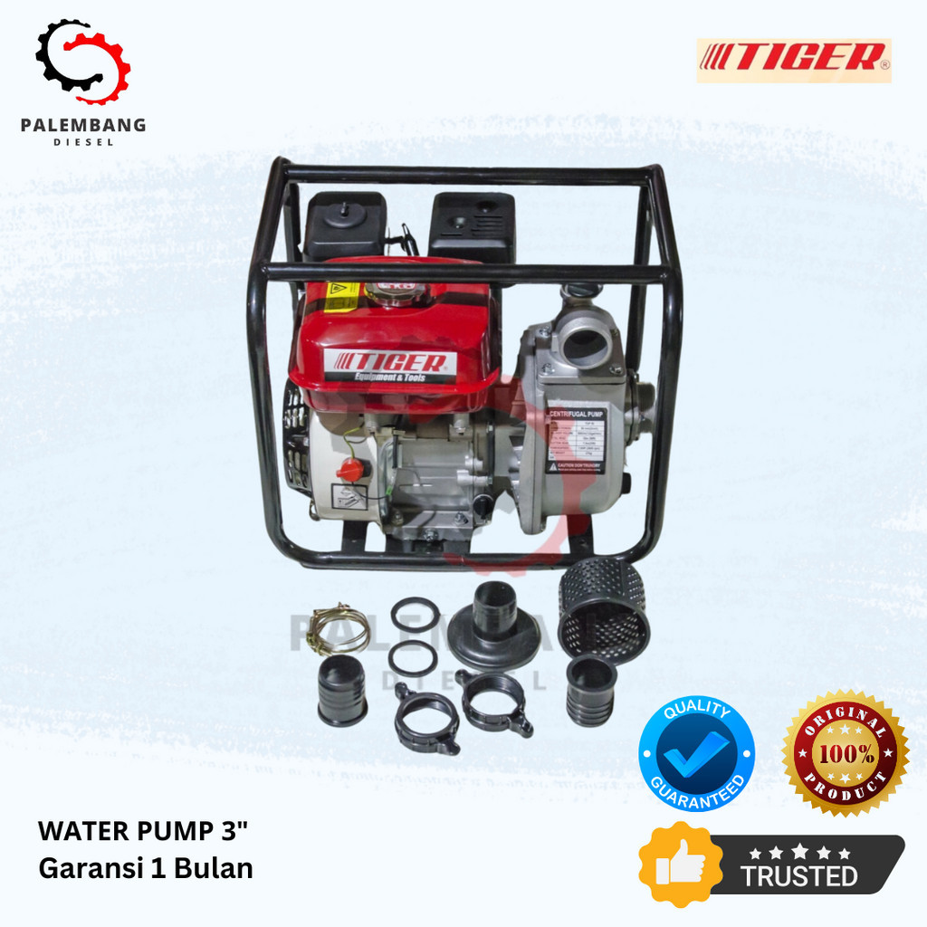 TIGER TGP 80 WATERPUMP 3INCH MESIN POMPA AIR IRIGASI SAWAH POMPA ALKON