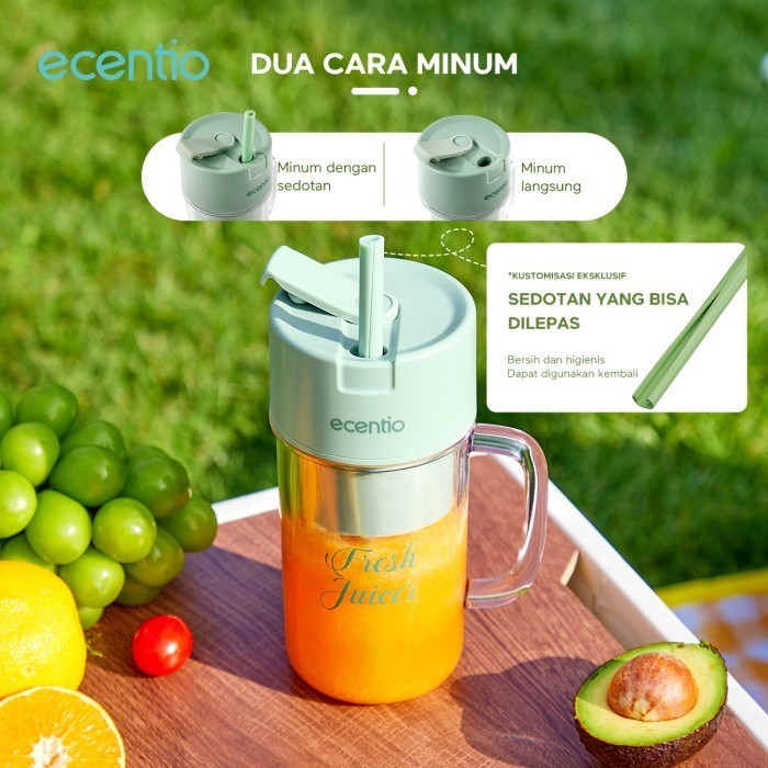 Ecentio Blender Juicer Portable Electric Baru Juicer Mini Tumbler